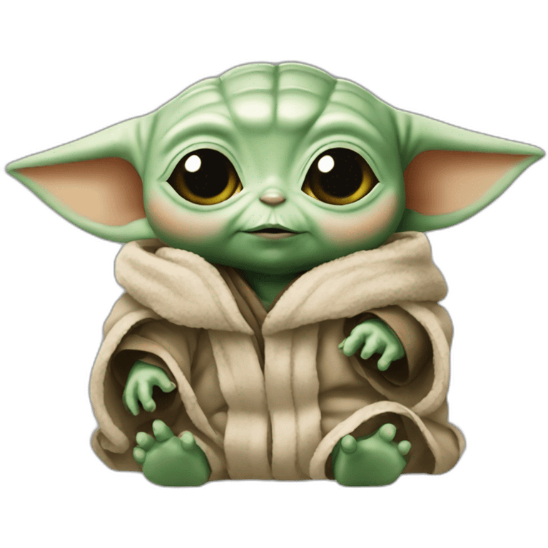 Baby Yoda love emoji