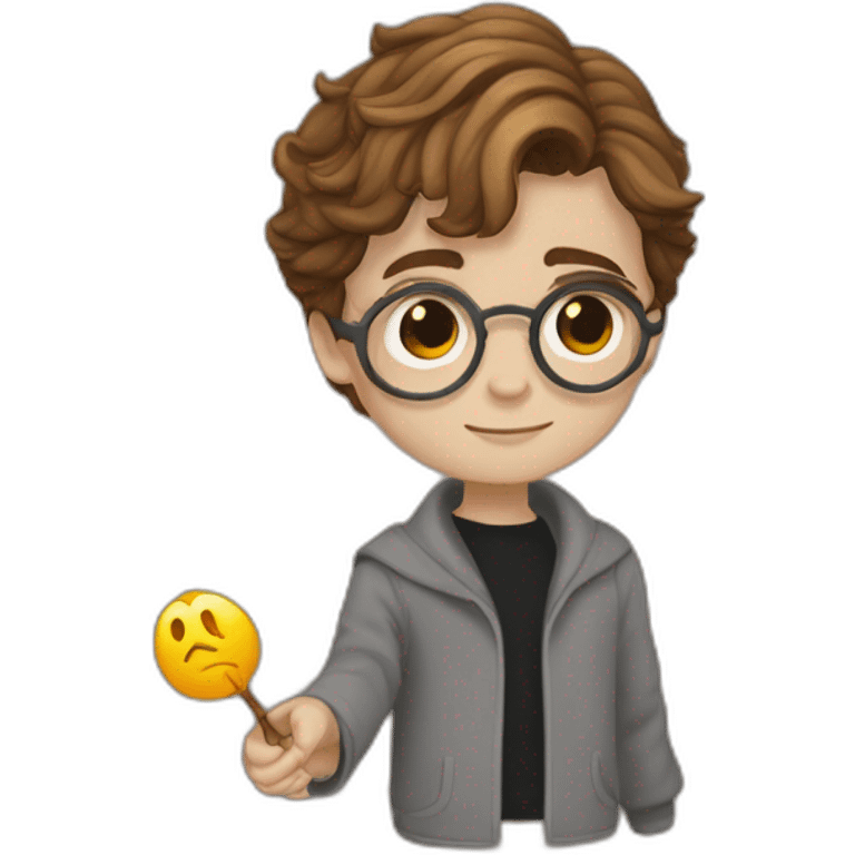 Harry Potter qui embrasse  hermione emoji