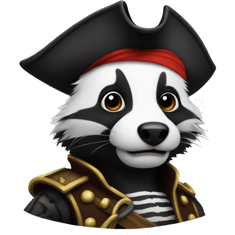 pirate badger emoji