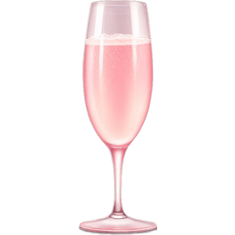 Pink champagne  emoji