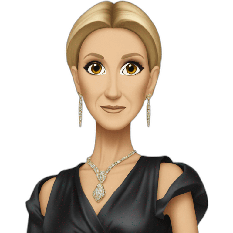 Céline Dion gothique emoji