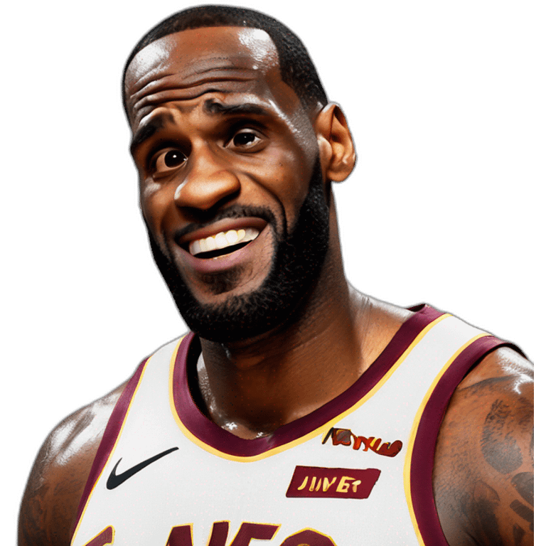 LeBron James qui pleure  emoji