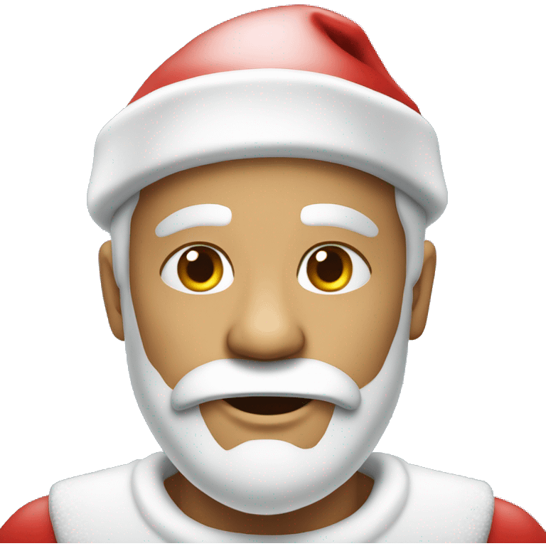 santa claus mewing emoji