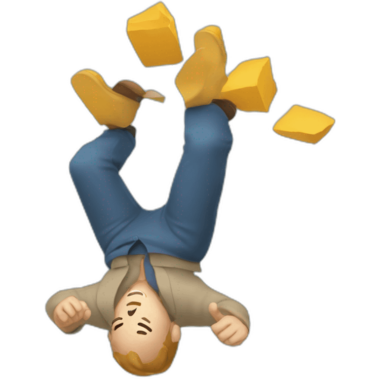 Falling emoji