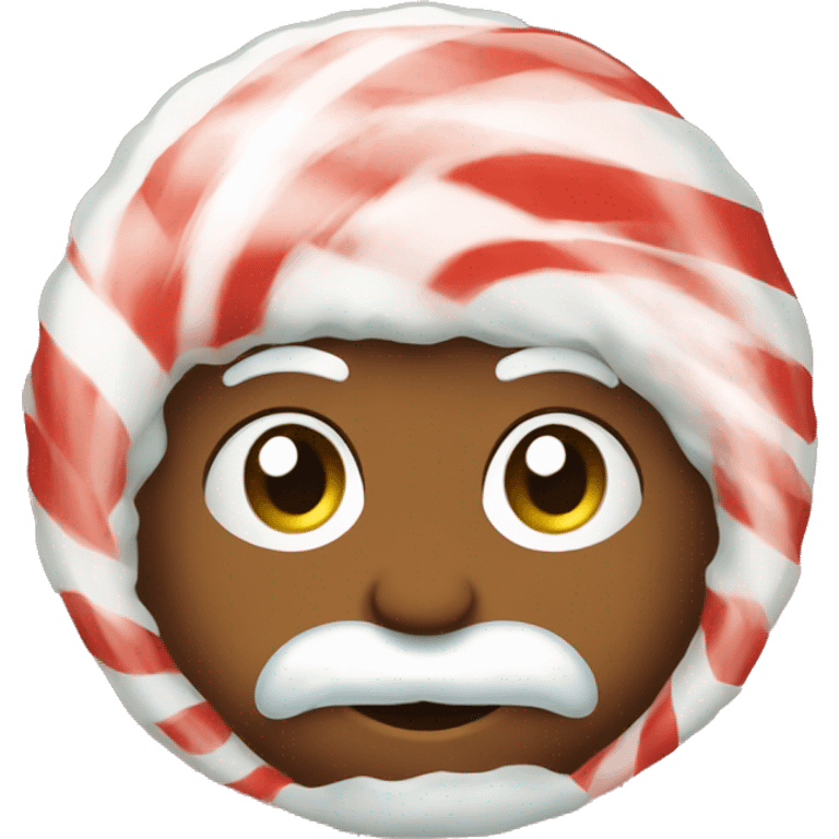 Peppermint round peppermint emoji