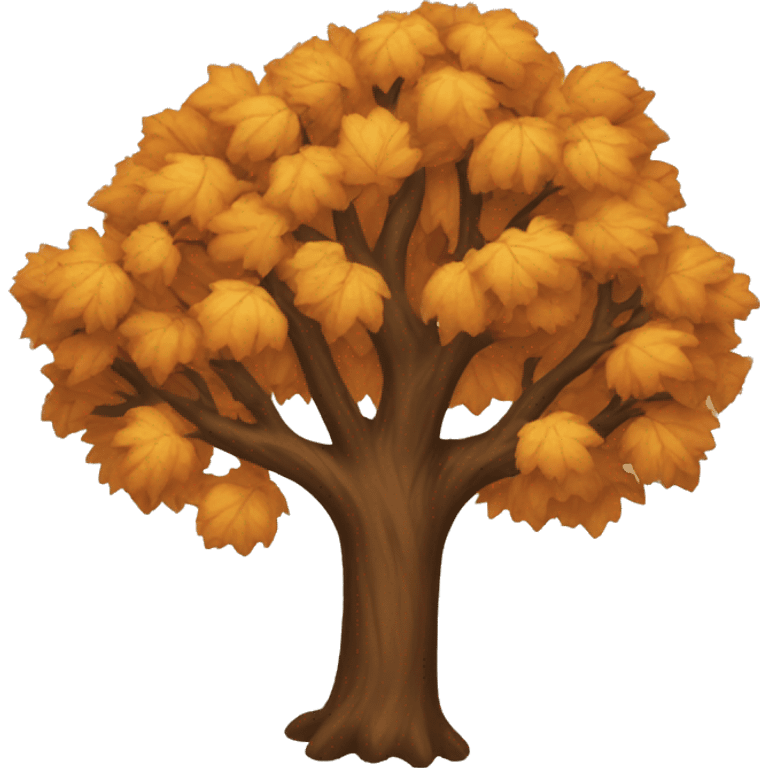 Fall tree emoji