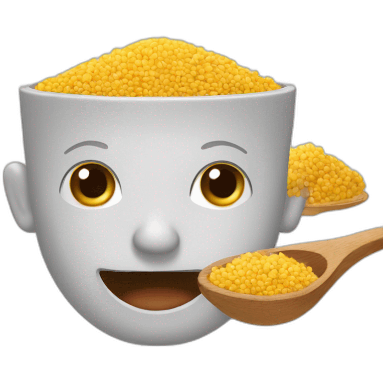 Colombemange du couscous emoji