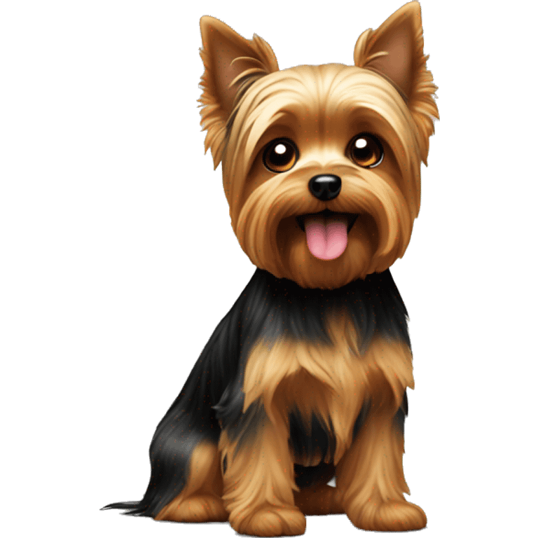 yorkie begging  emoji