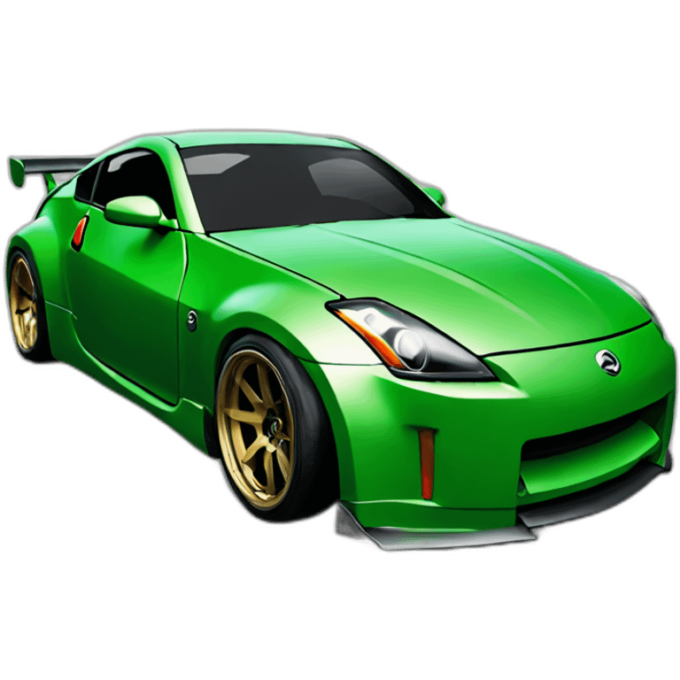 350z drift tuning green emoji