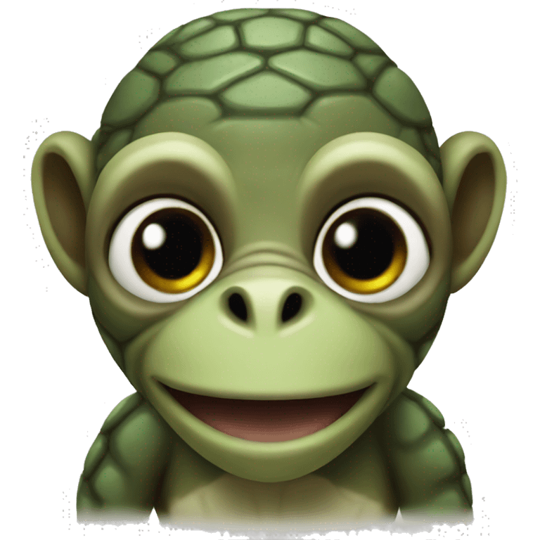 Turtle monkey emoji