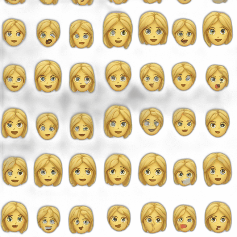 blonde frau mitte 20 als ärztin emoji