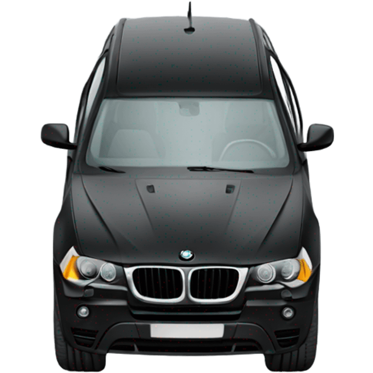 black BMW x3 emoji