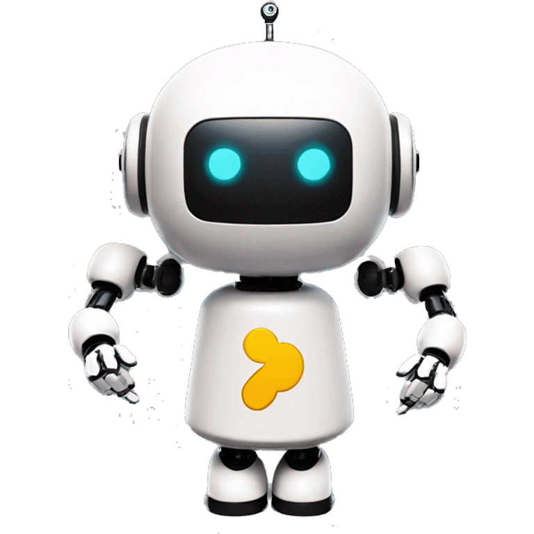 new reaction robot with plus sign emoji