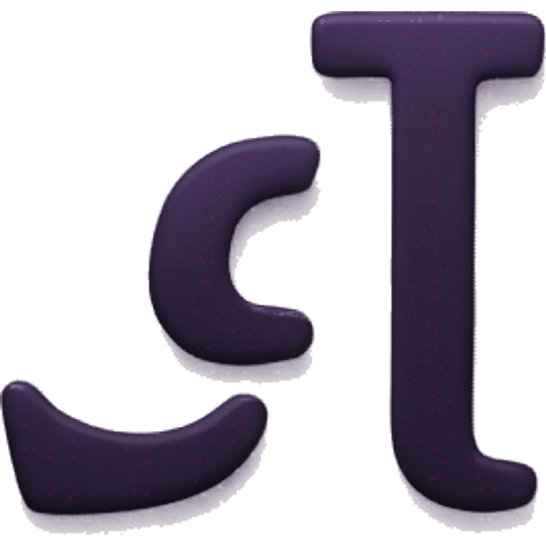 Letter P and C in purple sized 48x48 emoji