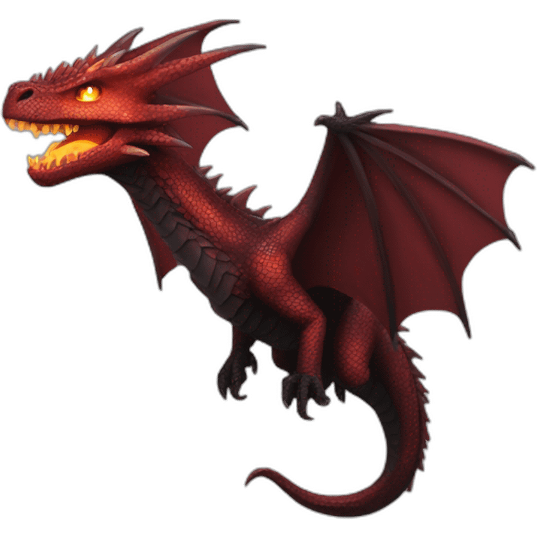 Drogon de feux emoji