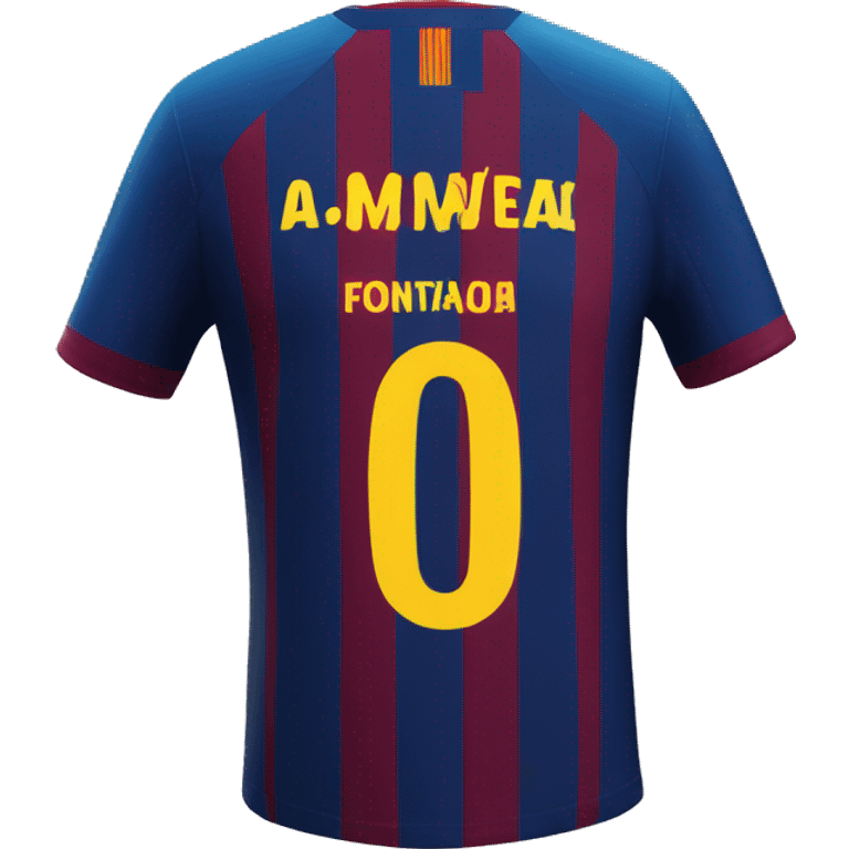 Barcelona fc jersey emoji