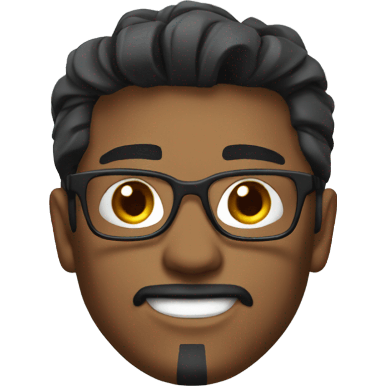 Guy nerd iron man emoji