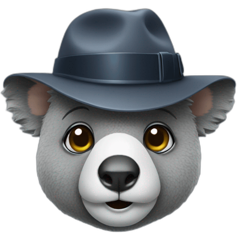 detective koala emoji