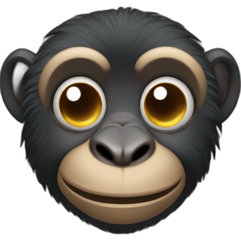 black monkey emoji