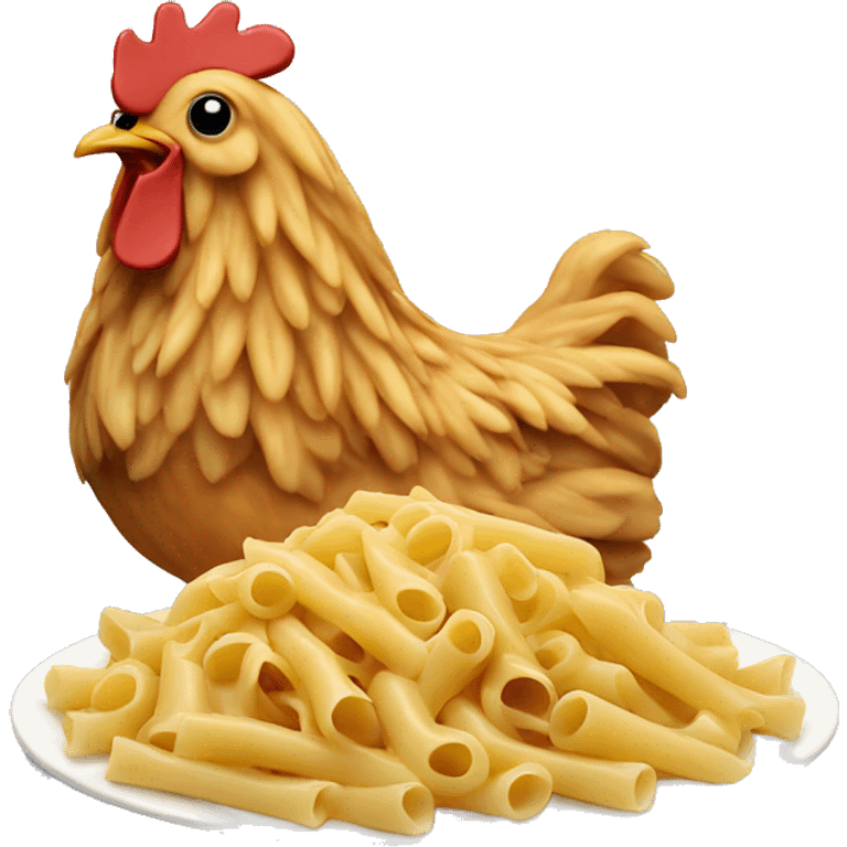 Chicken pasta emoji