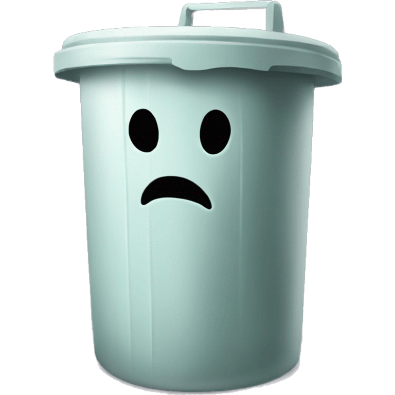 Trashcan ghost emoji