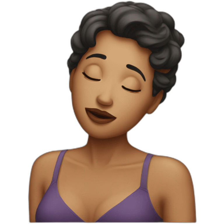 Woman kissing emoji