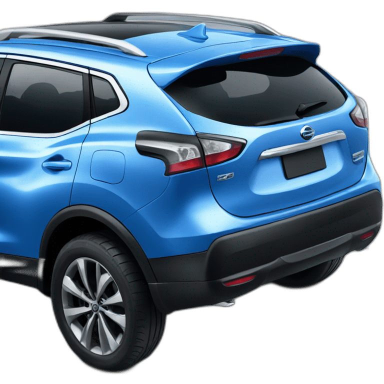 blue nissan qashqai car emoji