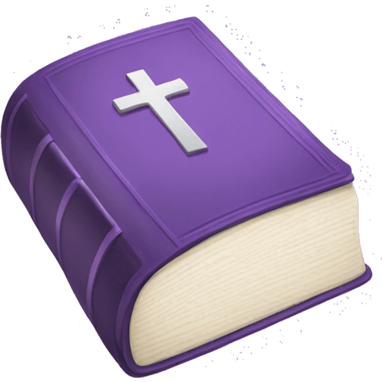 Light purple Bible emoji