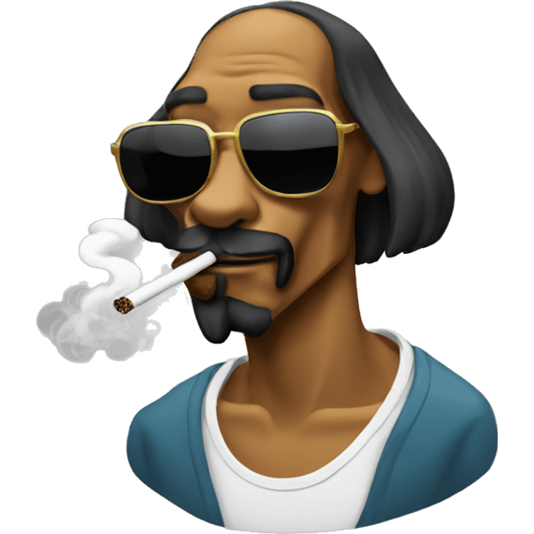 Snoop dog smoking emoji