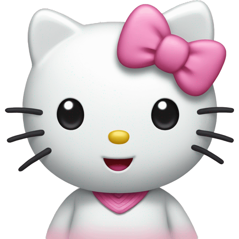 very very happy hello kitty emoji