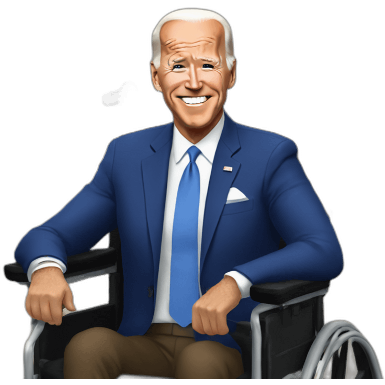 wheelchair joe biden emoji