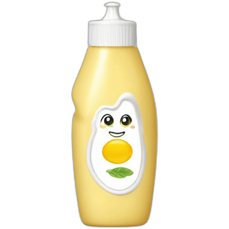 squeeze bottle of aioli emoji