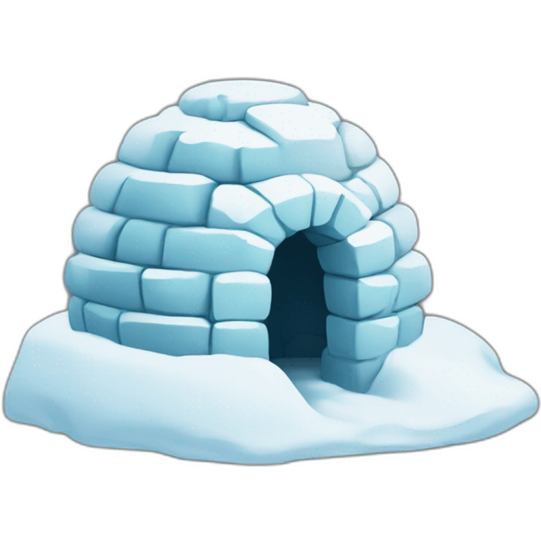 igloo upward trend sign emoji