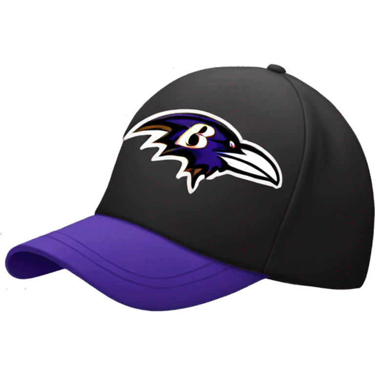 Ravens football hat emoji