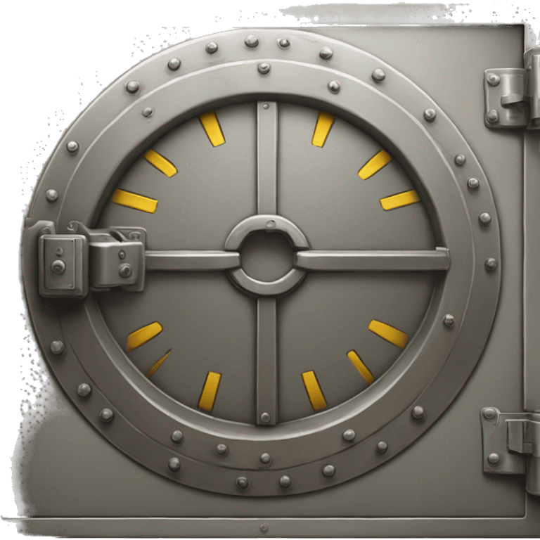 Fallout Vault door with 111 on the front emoji