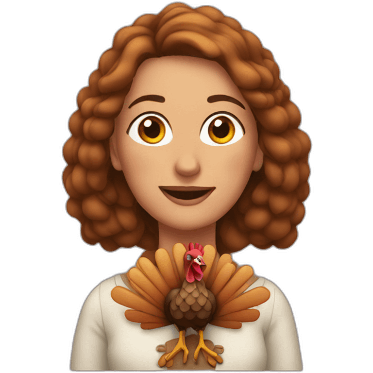 Turkey lady emoji