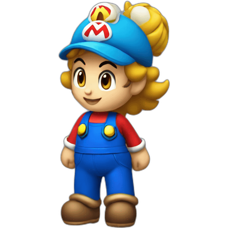 super mario girl emoji