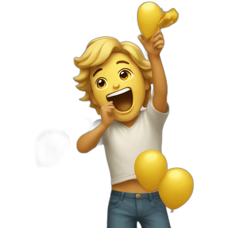 celebrating emoji