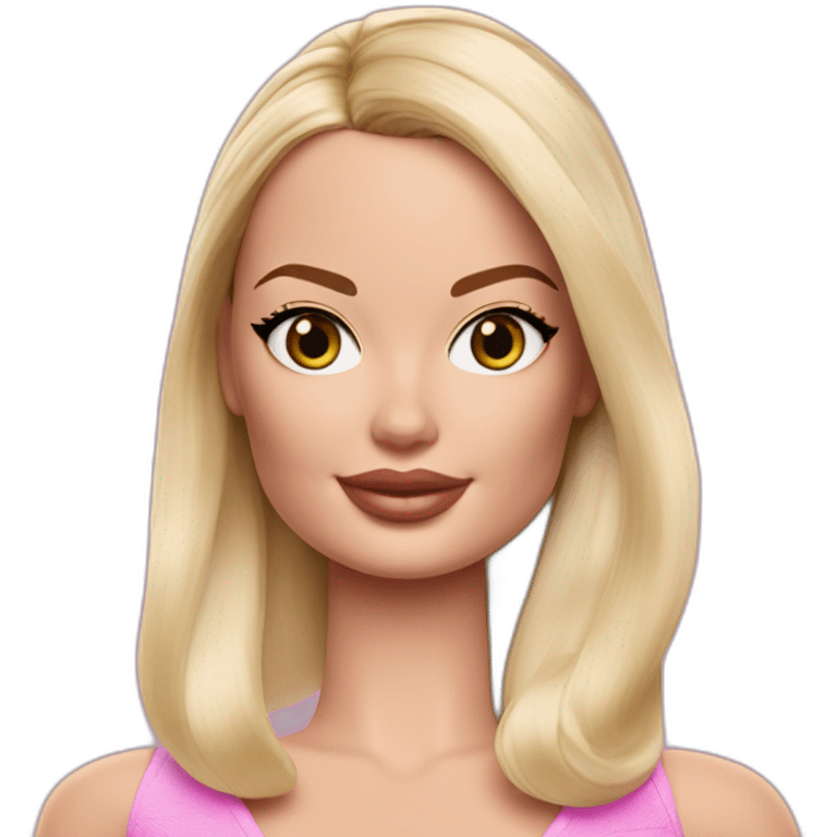 Margot Robbie Barbie emoji