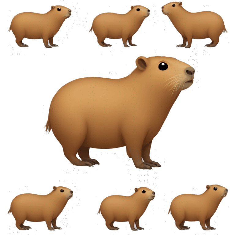 Capybara emoji