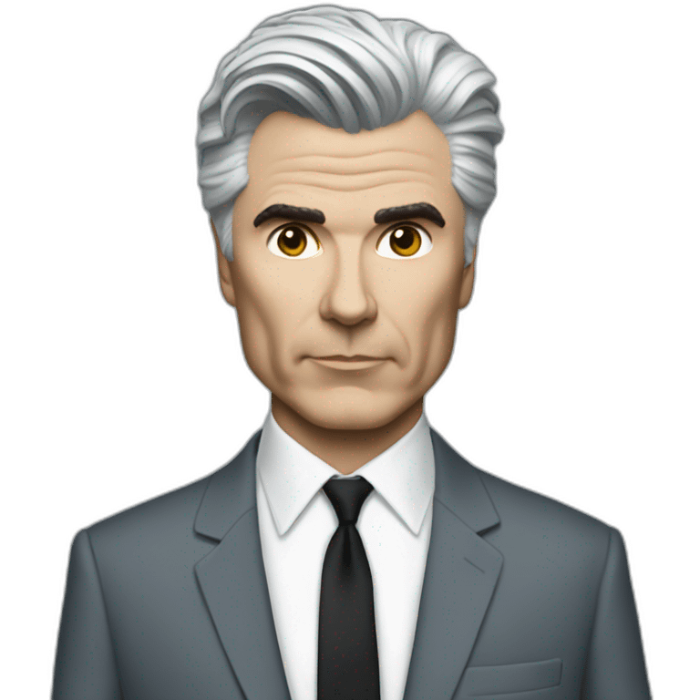 David Byrne big suit emoji