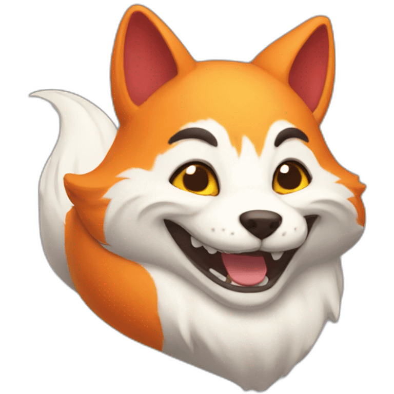 happy Kitsune  emoji