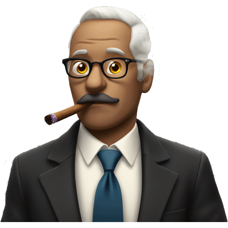 Sigma smoking cigar  emoji