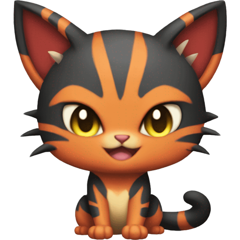 Litten Torracat  Fakemon emoji