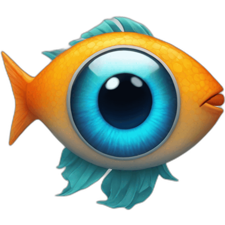 star eye fish emoji