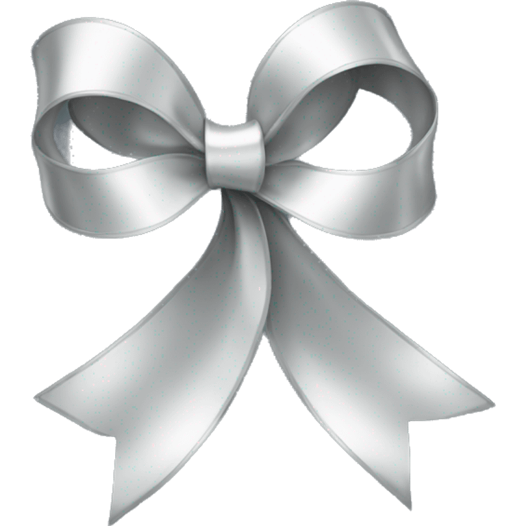 Silver ribbon emoji