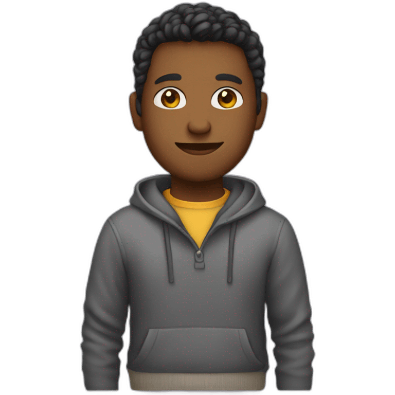 Developer wearing a sweater emoji