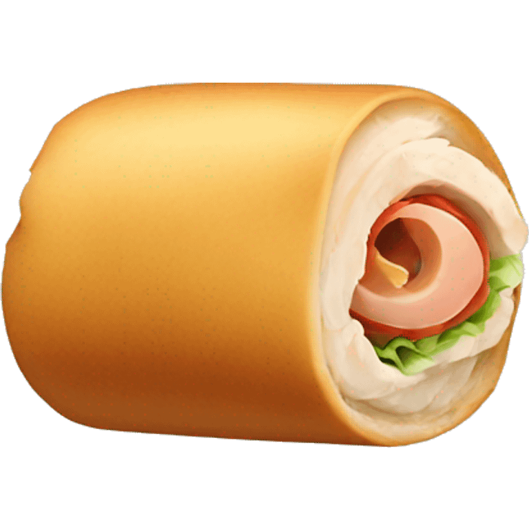 chicken roll emoji