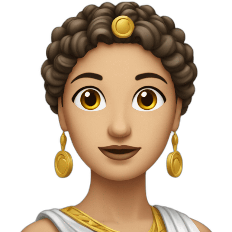 Grec godess woman emoji