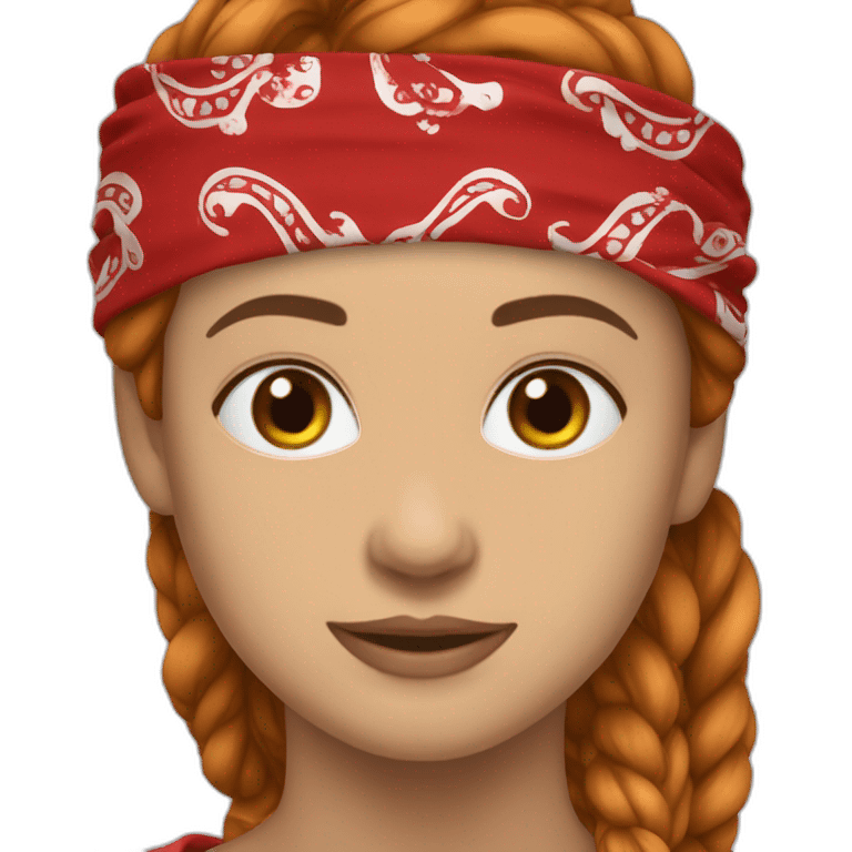 bandana vermelha emoji